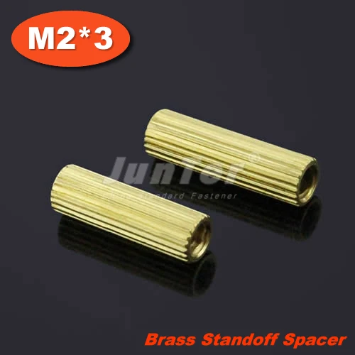 

100pcs/lot Brass Standoff Spacer M2 Female x M2 Female 3mm