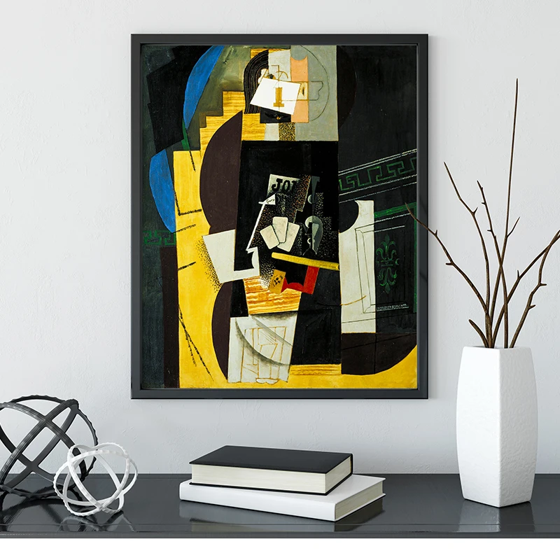 Карта-плеер художника Пабло Пикассо классическое произведение искусства холст печать картина постер настенный картина для украшения дома домашний декор