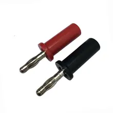 10pcs/100pcs Banana Plugs Gold Plated Audio Speaker Screw Connectors 4mm Musical Speaker Red Black Banana Plug Connector 20pcs 2mm pin speaker banana plugs gold plated wire cable connector for audio hifi musical speaker adapter kit