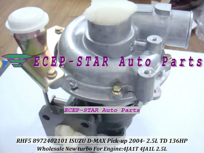 

RHF5 8972402101 8973295881 8971856452 VC420037 Turbine Turbo Turbocharger For ISUZU D-MAX Pickup 2.5L TD 4JA1T 4JA1L 2004- 136HP