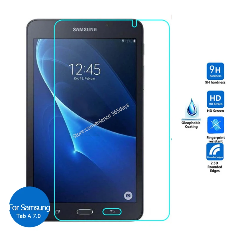 Для Samsung Galaxy Tab A 7 0 2016 защитная пленка для экрана из закаленного стекла 9h на TabA SM-T280