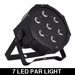 Освещение сцены rgbwauv 4в1 мини 12x12 Вт led par свет ночной клуб огни - Цвет: PAR LED 7X12W