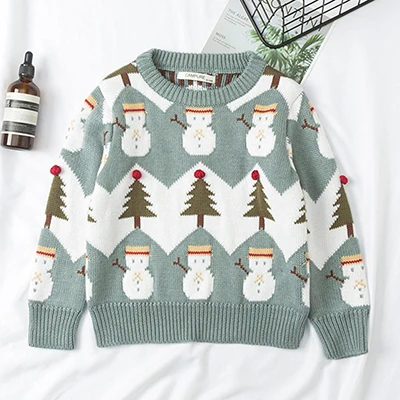 New Baby Girls Sweater Autumn Spring Kids Knitwear Boys Pullover Sweater Stripe Knitted Sweater Children's Clothing - Цвет: Синий