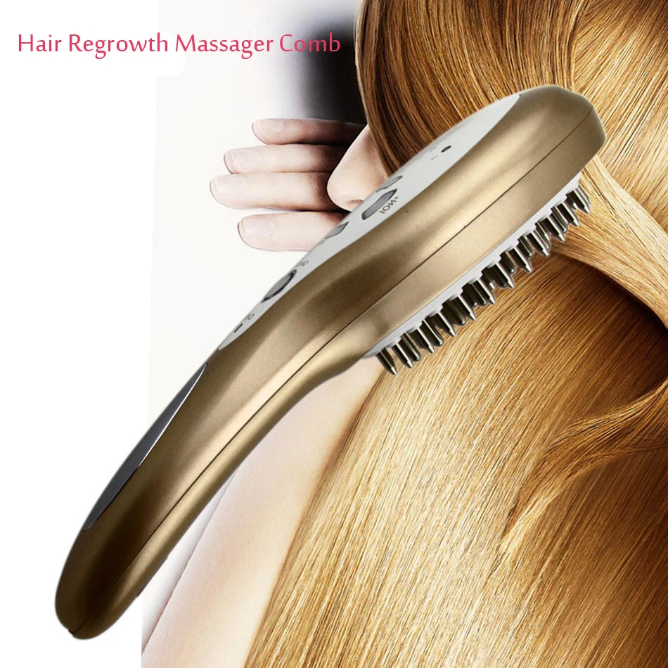 Perfect Hair Loss Nourish Treatment Electric Hair Follicle Stimulator Massager Comb Hair