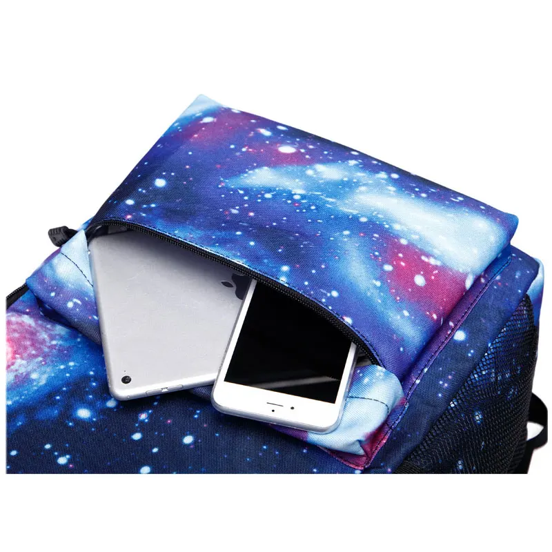 Men Canvas School Laptop Backpack Galaxy Star Universe Space USB Charging for Teenagers Boys Student Girls Bags Travel Mochila