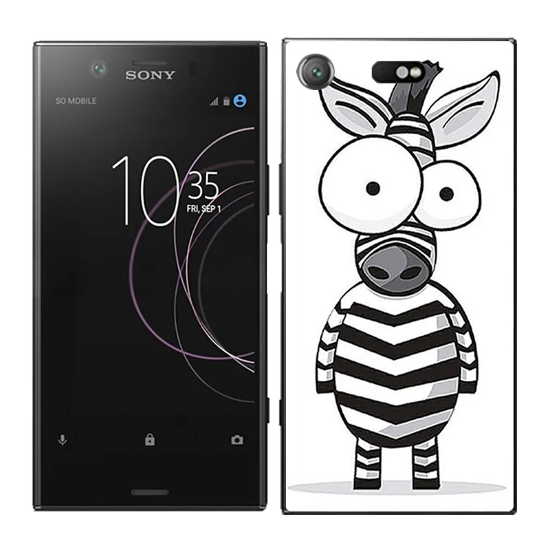 Чехлы для телефонов для Sony Xperia XZ1 компактный чехол слон чехол с рисунком Fundas Мягкий Силиконовый ТПУ чехол ультра тонкие чехлы - Цвет: 33