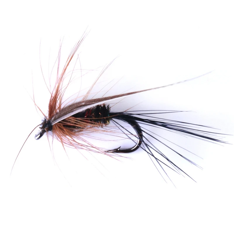 

Lure 32 pcs/Lot Artificial Fake Fly Shape Feather Fly Fishing Lures Bait Tackle Tool With Barbed Fishhook