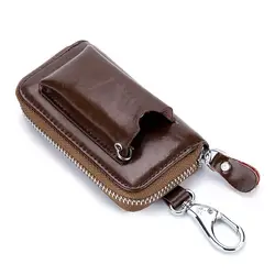 Кожаный брелок для ключей, кошелек для мужчин и женщин, автомобильный чехол для ключей, сумка-Органайзер, мини-сумка для карт