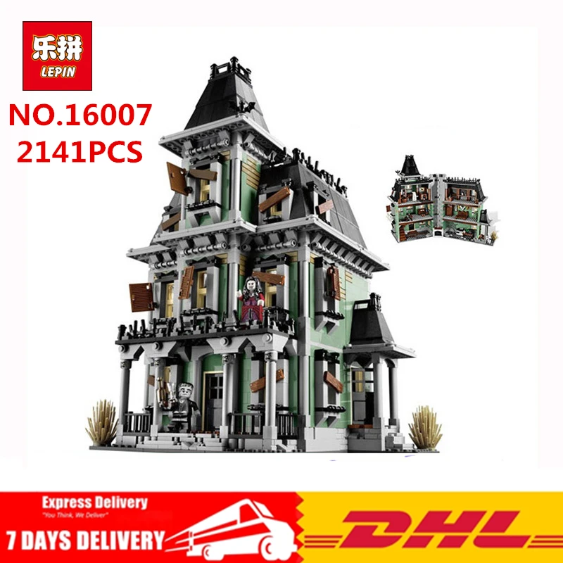 

New LEPIN 16007 2141Pcs Monster fighter The haunted house Model set Building Kits Model Compatible With 10228