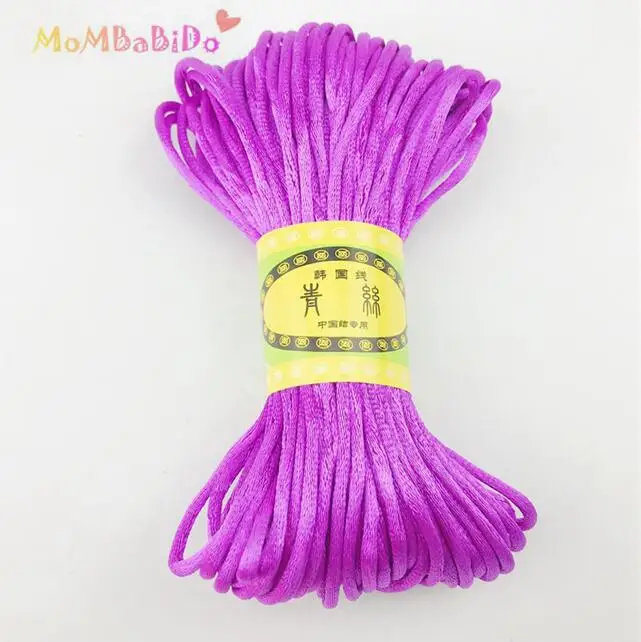 6 1 мм алтасные Шнуры 20 м/лот DIY нейлоновая веревка аксессуары и результаты Детские Силиконовые Прорезыватели ожерелье с серебрянном покрытии шнур - Цвет: 6