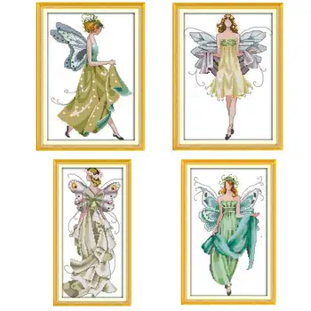 

ONEROOM The spirit of flowers Patterns Counted Cross Stitch 11CT 14CT Cross Stitch Sets Cross-stitch Kits Embroidery Needlework