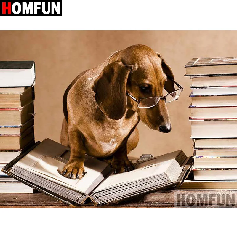 Алмазная 5D картина HOMFUN сделай сам полноразмерная/круглая вышивка книга для