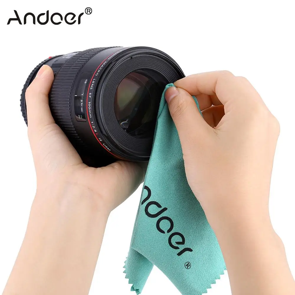 

Andoer Cleaning Cloth Screen Glass Lens Cleaner 3 PCS for Canon Nikon DSLR Camera Camcoder iPhone iPad Tablet Computer