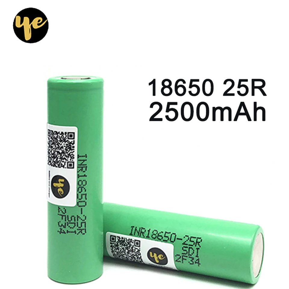 Литиевый INR18650-25R 20A 2500 mah 18650 на батареях шуруповёрт/светодиодный фонарик/инструмент/для diy Отвертки батареи