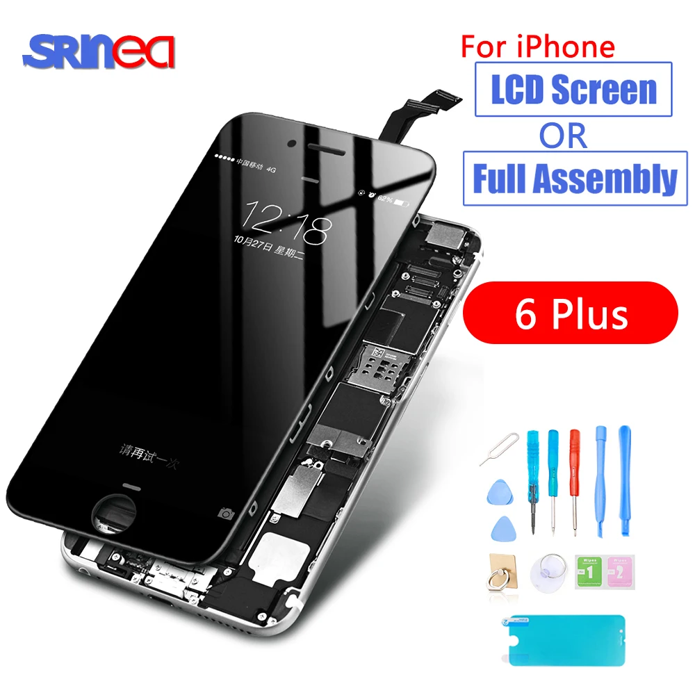 

100% AAAA Original LCD Screen For iPhone 6 Plus LCD Screen And Digitizer Assembly 6 P 6plus Display Digitizer Touch Replacement