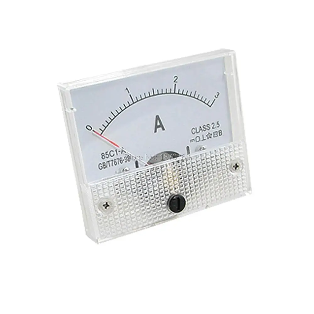 85C1 DC Analog Meter Panel 3A AMP Current Ammeters 85C1 0 3A Gaugein