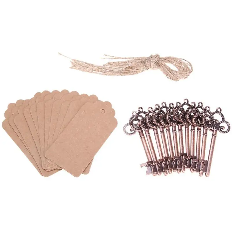 

24pcs/set Champagne Wine Bottle Opener with Tags Party Wedding Supplies