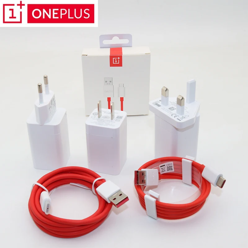 

Original ONEPLUS 6 7 Dash charger One plus 6 6t 5T 5 3T 3 Smartphone EU/US/UK 5V/4A Fast charge USB wall power adapter