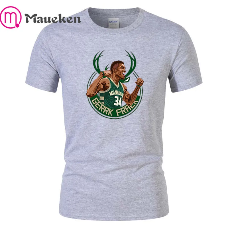 Футболка Giannis Antetokounmpo хлопковая футболка с короткими рукавами подарок 0324 8