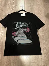 Vtg 90's 1991 SILVER SURFER Marvel Comic Black S To 3XL Men's T Shirt Reprint Men T-Shirt Men Clothing Plus Size Top Tee Vtg 90's 1991 SILVER SURFER Marvel Comic Black S To 3XL Men's T Shirt Reprint Men T-Shirt Men Clothing Plus Size Top Tee