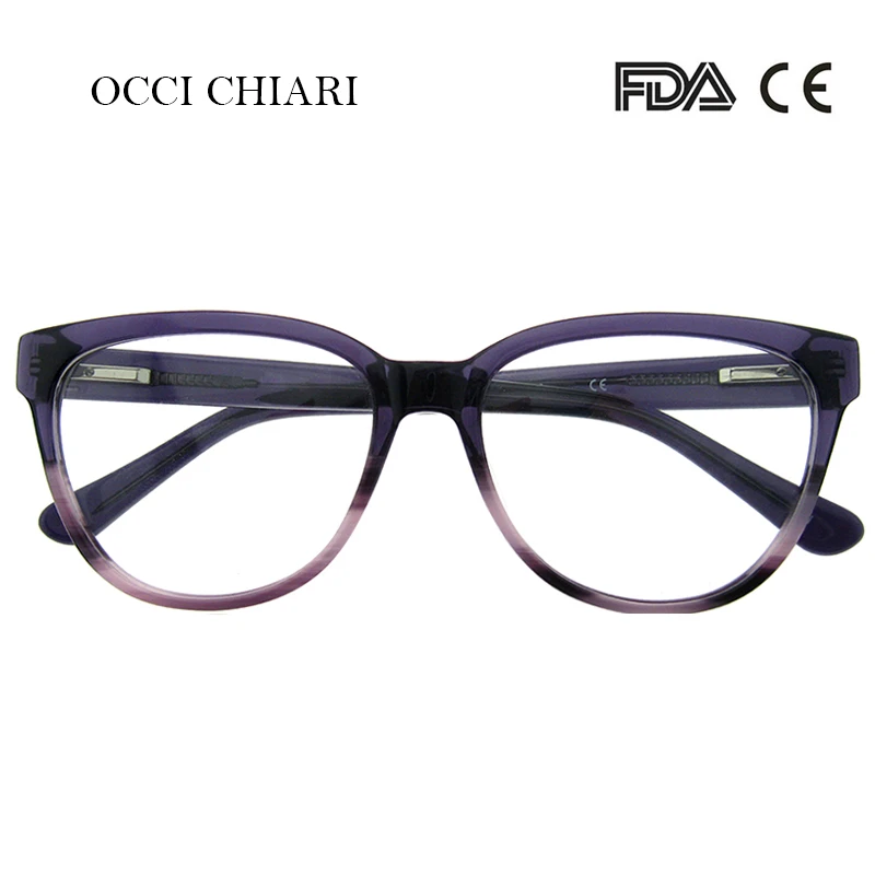 

OCCI CHIARI High Quality Fashion Eyeglasses Brand Design Eyewear HandMade Glasses Frame Women Acetate avant gard Gift MELATTI