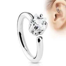 Модный пирсинг кольцо для носа кольцо из нержавеющей стали без аллергии Кольцо-гвоздик в нос пирсинг ювелирные изделия для женщин e00561