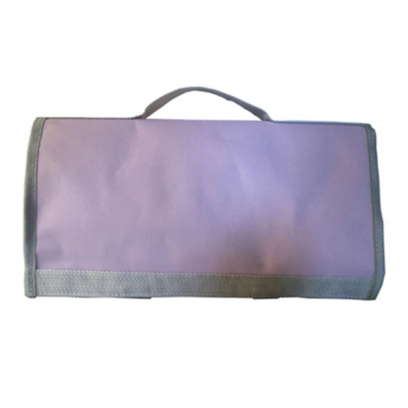 RUPUTIN Складные портативные хозяйственные сумки большой емкости для покупок, органайзер для еды, сумка на колесиках, сумка для покупок, сумка для овощей - Цвет: Big Light purple