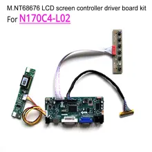 For N170C4-L02 laptop LCD monitor 60Hz LVDS 1440*900 17″ 2-lamp 30 pins CCFL M.NT68676 display controller driver board kit
