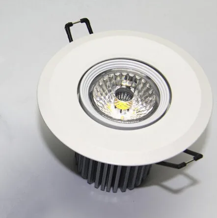 

Free Shipping Dimmable 10W COB LED Ceiling Light 110V 220V Warm White Cold White Recessed LED Lamp Down Light For Home Lighting