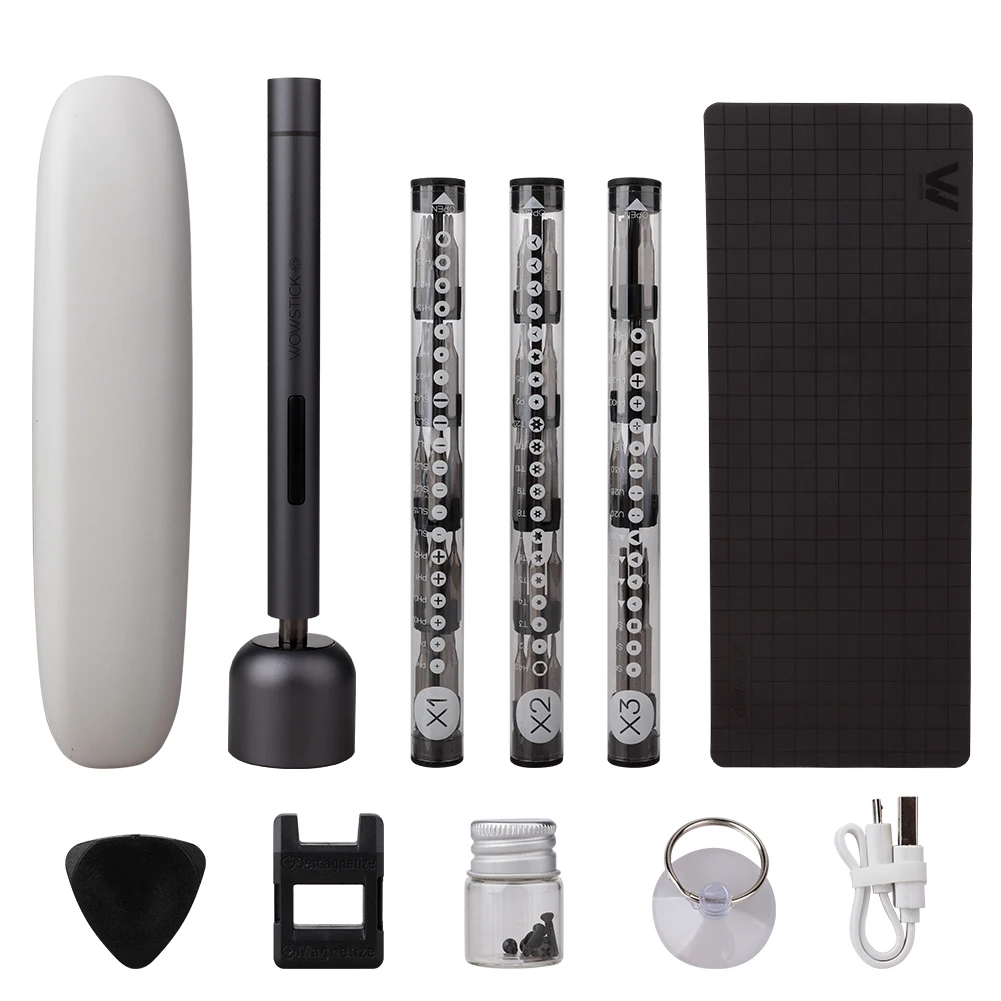 

Mini Electric Screwdriver Rechargeable Cordless Power Screw Driver Kit With LED Light Lithium Battery Electric Screwdriver