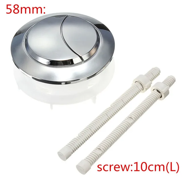 1PC Toilet Push Buttons Dual Flush Toilet Water Tank Push Button Hole