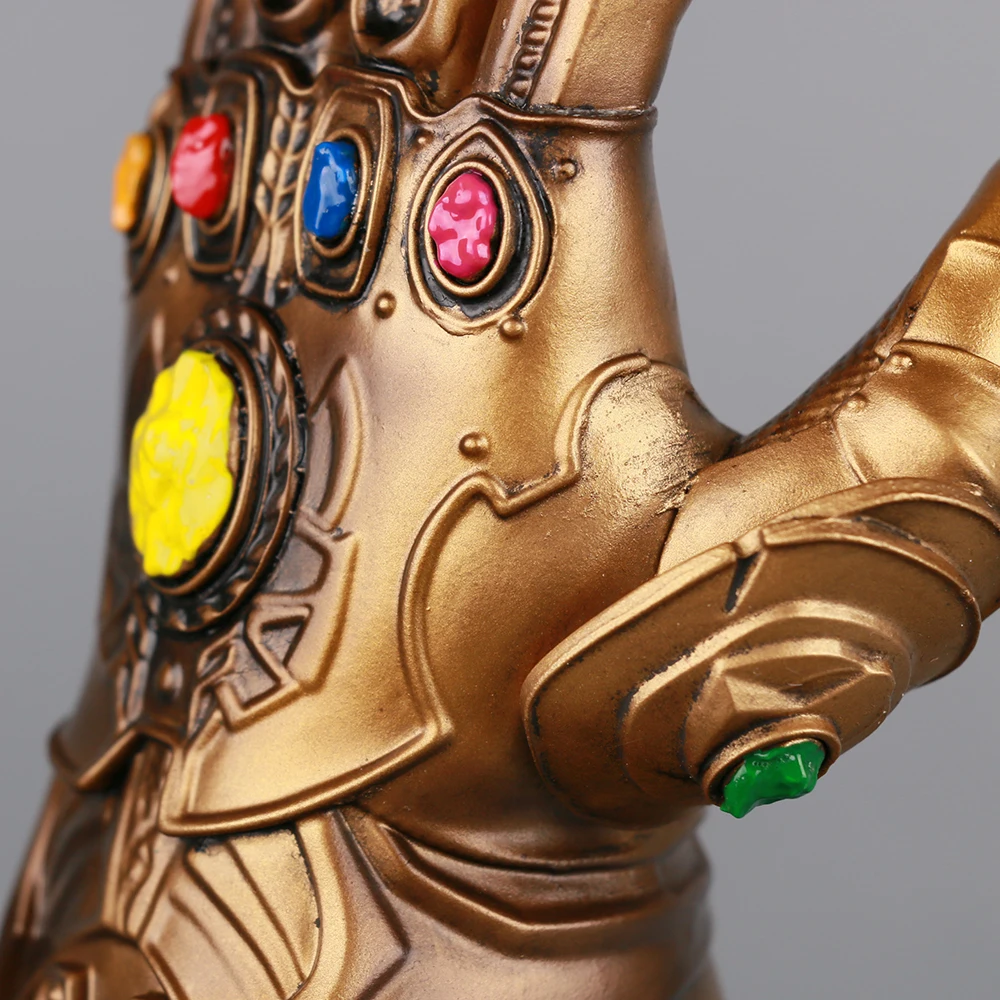 Thanos Infinity Gauntlet Avengers Infinity War Gloves Action Figure Cosplay Superhero Avengers Thanos Glove Halloween Party Prop (9)