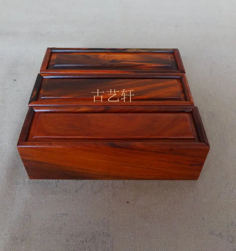 Древние Yi Xuan rosewood, палисандр герметичные коробки, коробки для ювелирных изделий, Нефритовая шкатулка