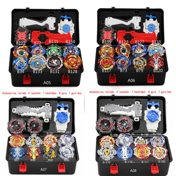 

Hot Styles New Spinning Top Beyblade Burst B125 B122 B100 B97 Bayblade Without Launcher Box Metal Plastic Fusion 4d Gift Toys