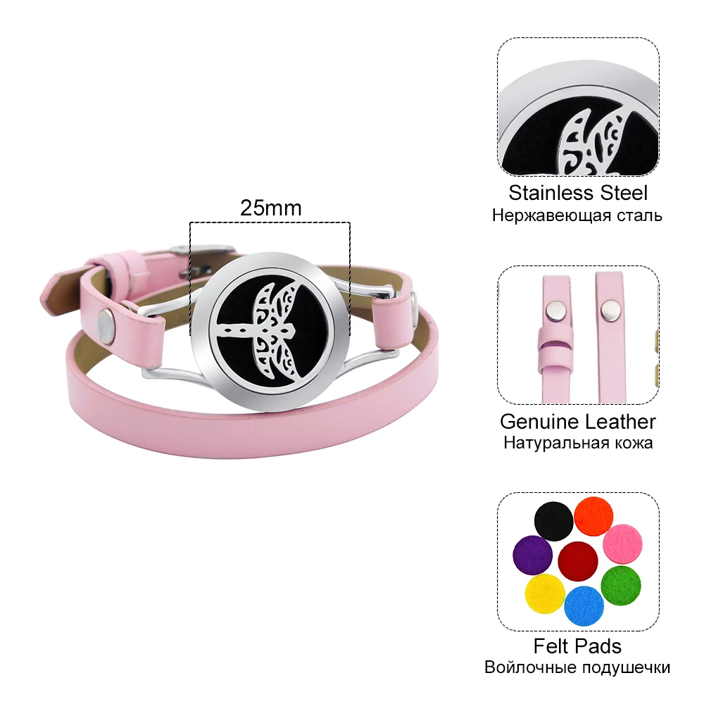ZP-BD023 dragonfly diffuser bracelet (3)