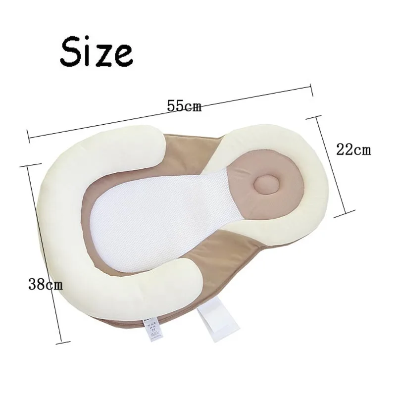 Подушка для новорожденного ребенка, противоскользящая Подушка для сна, треугольная подушка для ребенка 0-12 месяцев