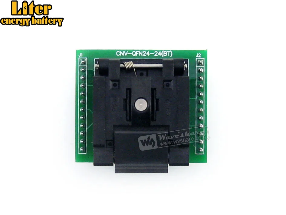 

QFN24 TO DIP24 (A) Enplas QFN24 MLF24 MLP24 QFN-24BT-0.5-01 IC Test Socket Adapter 0.5mm Pitch