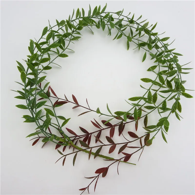 

Hanging Artificial Green Wicker Willow Wall Ivy Garland Vine Greenery Wedding Home Office Bar Decor