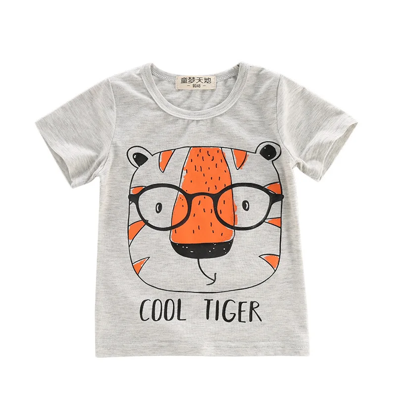 

Boy Girls T-shirt Summer Cartoon T-shirt Clothes For Kids Clothes Tee Tops Costume Children Clothing Baby Tshirt