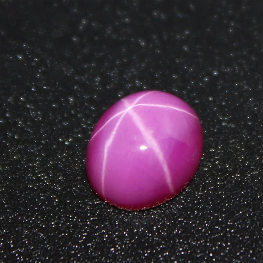 Звезда рубиновый овальный кабошон гладкая полированная поверхность в форме яйца розовая Красная звезда рубиновый кабошон с плоской задней частью несколько размеров на выбор C02M
