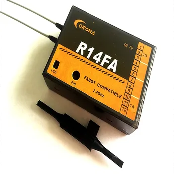 

2.4Ghz 14Ch Spread Spectrum FASST Compatible Receiver R14FA For Futaba FASST 2.4GHz transmitter RC helicopter part