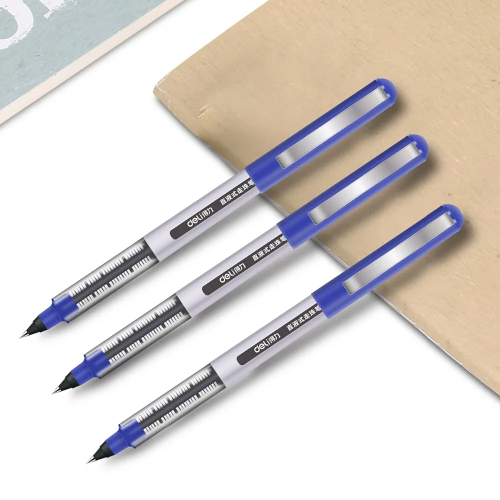 Buy Deli 3pcs lot Direct liquid ballpoint Tungsten