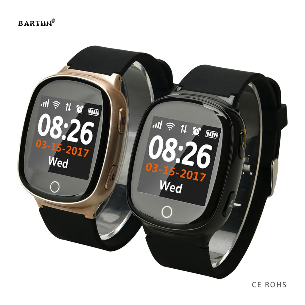 GPS трекер D100 для пожилых детей устройство отслеживания местоположения Gps Lbs Wifi