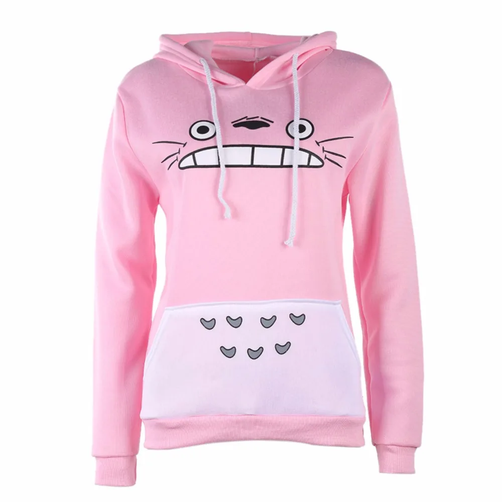  Hot Sale Autumn Fashion Men Women Cartoon Totoro Hoodie Sweatshirt Unisex Pullover Sweatshirt Sprin