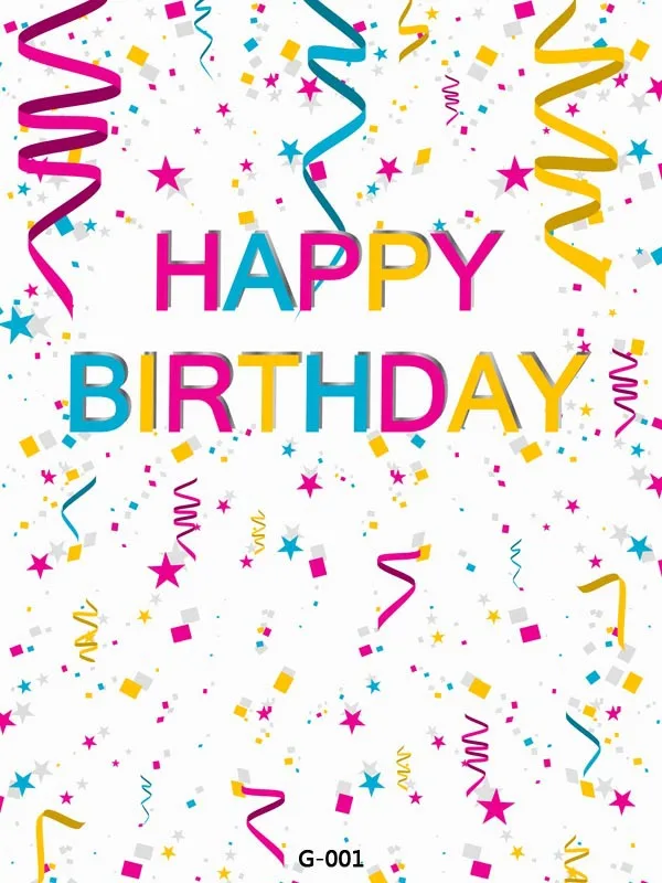 

150x220cm Thin vinyl cloth photography backdrop birthday party backdrops computer Printing background for photo studio G001