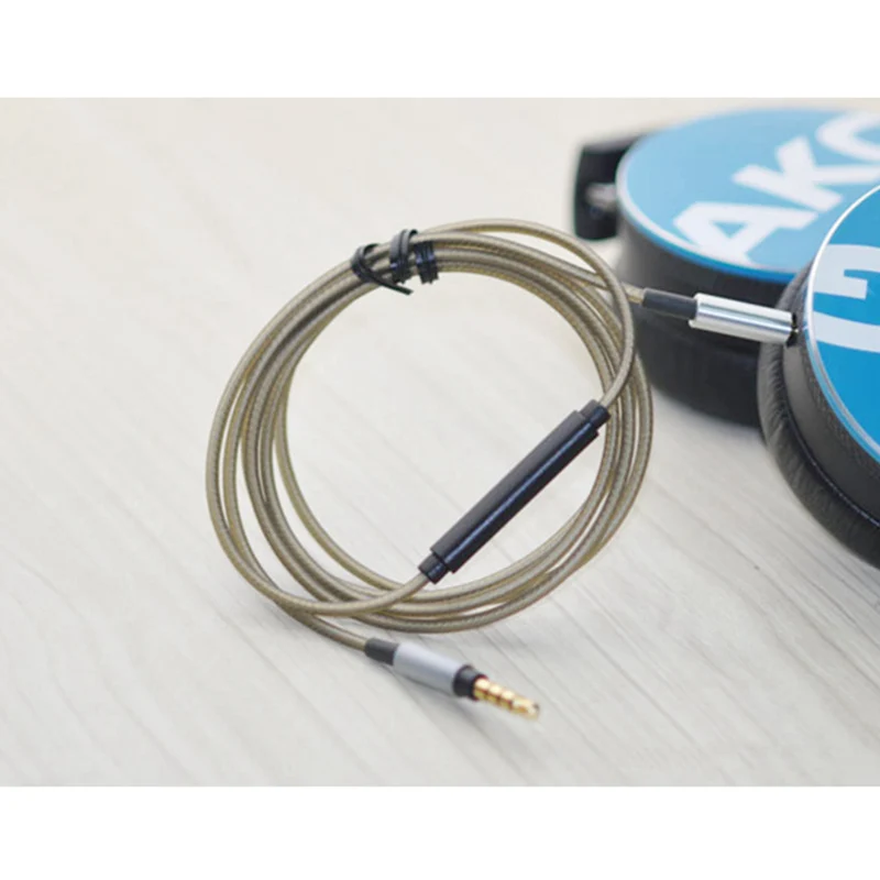 Earmax Модернизированный кабель для наушников с серебряным покрытием 3,5 мм до 2,5 мм на обоих концах для подключения внешних устройств к автомагнитоле для AKG-Y40 Y45BT Y50 Y50BT K545
