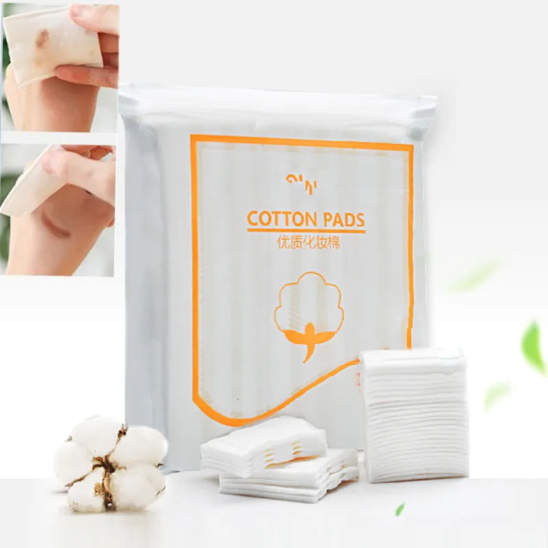 

ZD 222Pcs/Bag Korean Facial Cotton Pads Facial Cleaning Nail Polish Remover Cosmetic Tissue Makeup Beauty Skin Care Tool ZY97