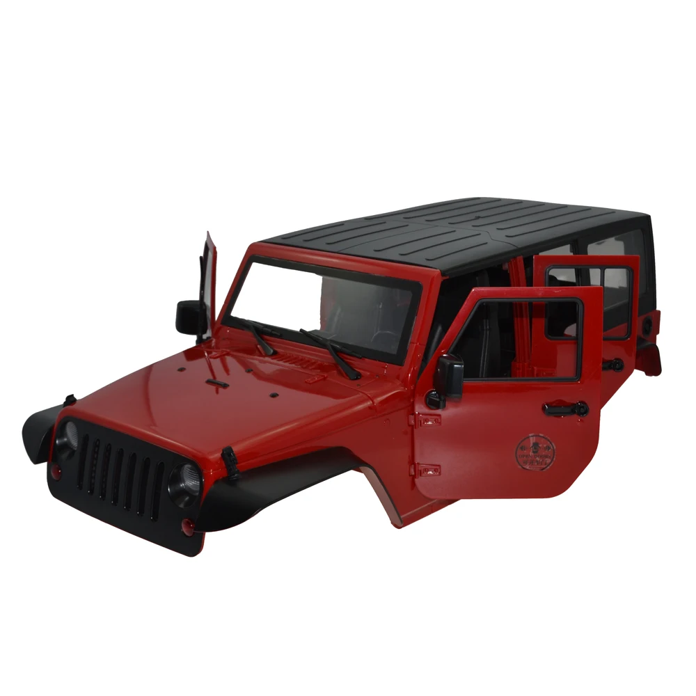 RC автомобильный корпус-оболочка Jeep wrangler колесная база 313 мм для осевой SCX10 D90 D110 жесткая пластиковая колесная база 313 мм