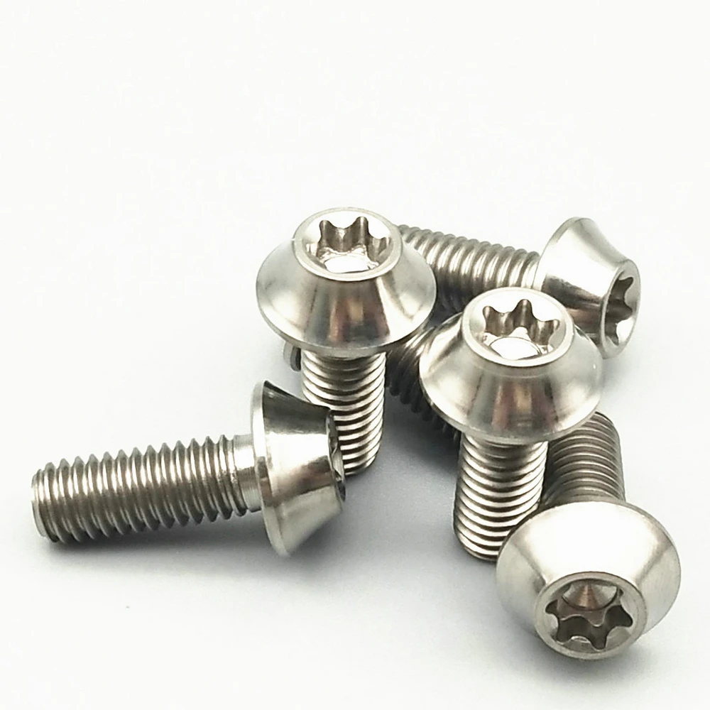 Титановые болты M6 DIY Ti Болт для V тормоза золото несколько цветов коническая