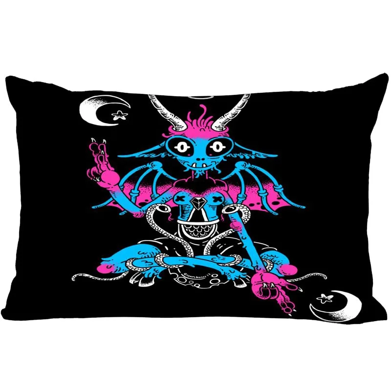 

Custom Baphomet Soft Pillow Case Cover 35X45cm (one side) Zippered Pillowcase Popular Design